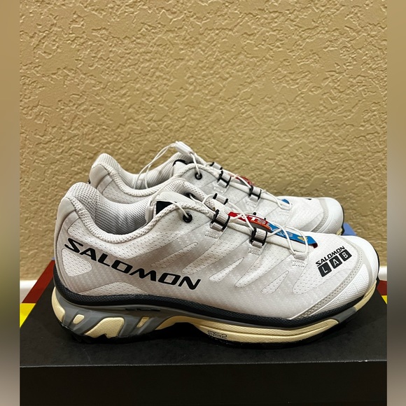 Salomon XT-4 White Lunar Rock Night Sky SIZE 8 WORN ONCE - Picture 1 of 9